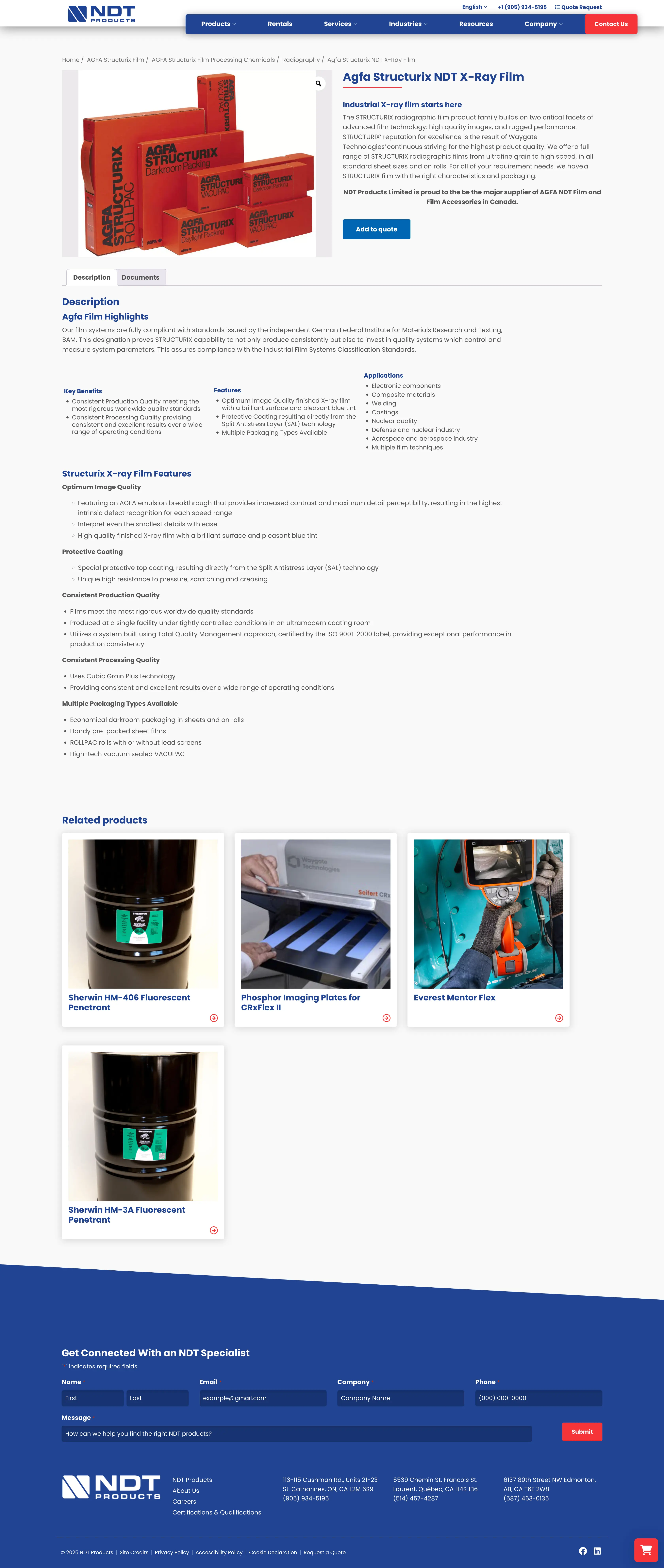 NDT Products